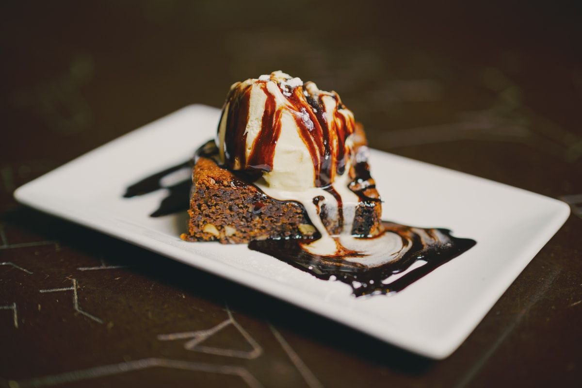 Brownie con Helado