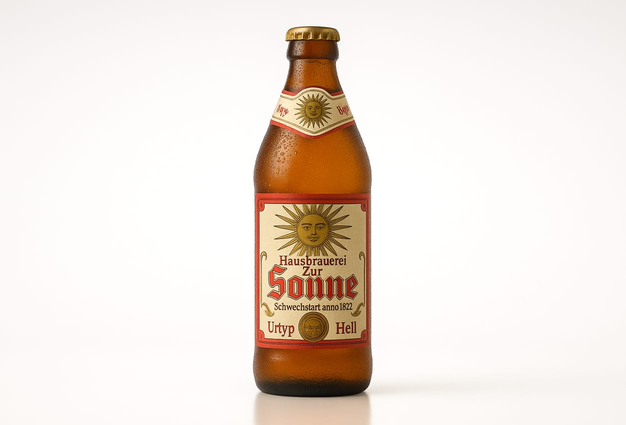 Cerveza URTYP HELL: la Helles artesanal bávara de Brauerei SONNE